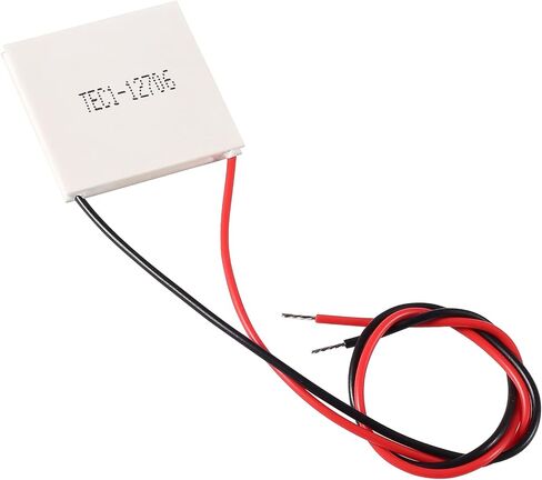 6Pcs TEC1-12703 Heatsink 12V 12A 29.7W Thermoelectric Cooler 40mm x 40mm Cooling Peltier Plate Module for Semiconductor Thermoelectric Heatsink Generation in Saudi Arabia