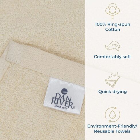 DAN RIVER 100% Cotton Dog Bath Towel Ultra Soft 450 GSM Super Absorbent Quick Drying Paw Embroidered Pattern and Lint-Free Cat, Puppy & Pet Grooming Towel | 20x40 inches |Teal in Saudi Arabia