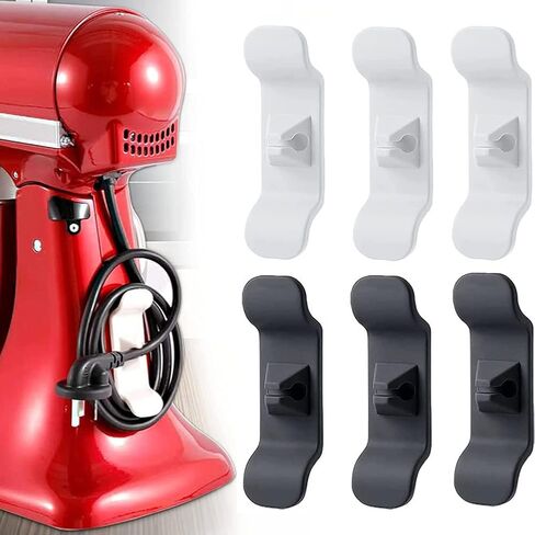 6 Pcs Cord Organizer for Kitchen Appliances Cord Wrap Cord Holder Cable Organizer for Home Appliances Wire Keeper Around for Kitchen Stand Mixers Coffee Maker Pressure Cooker Air Fryer in Saudi Arabia