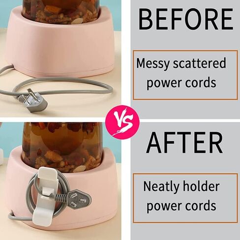 6 Pcs Cord Organizer for Kitchen Appliances Cord Wrap Cord Holder Cable Organizer for Home Appliances Wire Keeper Around for Kitchen Stand Mixers Coffee Maker Pressure Cooker Air Fryer in Saudi Arabia