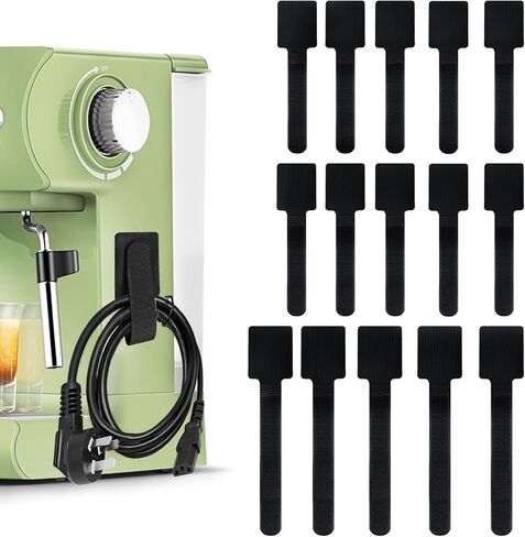 15 قطعة منظم سلك لأجهزة المطبخ، منظم سلك الأجهزة ذاتية اللصق، حامل سلك منظم الكابلات لخلاط أجهزة المطبخ الصغيرة، طنجرة الضغط، مقلاة الهواء، الأفران، صانع القهوة in Kuwait