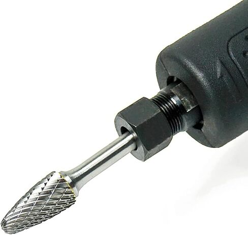 FX0818M06, 8mm Diameter Tungsten Carbide Rotary Files, 1/4" Shank, Double Cut Tree Shape Radius End Rotary Burrs Tool, for Wood Carving, Welding, Metal Carving Polishing, 2Pcs in Saudi Arabia