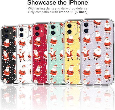 bicol for iPhone 11 Case with Screen Protector and Camera Lens Protector - Fashionable Flower Floral Designs for Women Girls - Shockproof Acrylic Clear Phone Cover 6.1" - Blooming Flowers in Kuwait