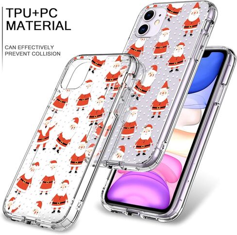 bicol for iPhone 11 Case with Screen Protector and Camera Lens Protector - Fashionable Flower Floral Designs for Women Girls - Shockproof Acrylic Clear Phone Cover 6.1" - Blooming Flowers in Kuwait