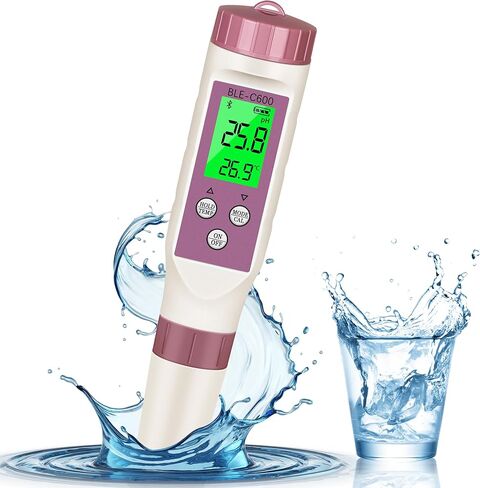 PH Meter 7-in-1 Tds Meter/Salinity Tester/pH Meter/EC Meter/Orp Meter/S.G Meter/Temp ph Tester Digital,PH Meter for Water 0.01pH Accuracy,Tds Meter with ATC. in Saudi Arabia