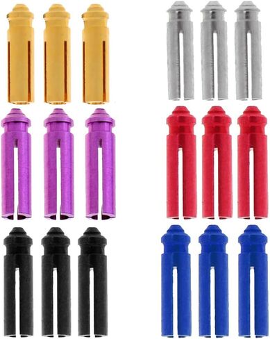 18 قطعة من DTTRA، ملحقات حماية جناح السهام من سبائك الألومنيوم، ثابتة 90 درجة، 6 ألوان in Kuwait