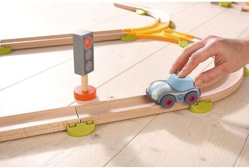 HABA Kullerbu Silver Speedster with Momentum Motor - Can be Enjoyed with or Without The Kullerbu Track System - Ages 2+ in Saudi Arabia