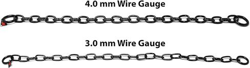 Herm Sprenger Black Stainless Steel Short Link Fur Saver Dog Training Collar No-Pull Slip Chain for Small Medium Large Dogs for Easy Control Made in Germany in Kuwait