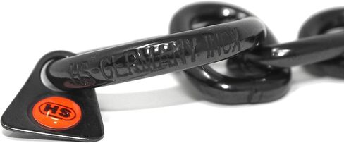 Herm Sprenger Black Stainless Steel Short Link Fur Saver Dog Training Collar No-Pull Slip Chain for Small Medium Large Dogs for Easy Control Made in Germany in Kuwait