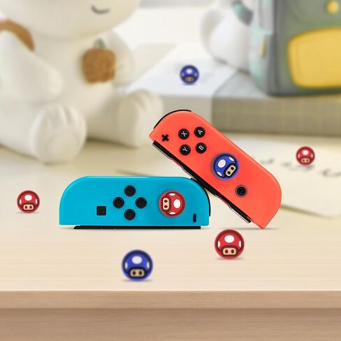 GreatStyler 16PCS Silicone Thumb Grips Caps Cute Joystick Covers Soft Compatible with Nintendo Switch/OLED/Switch Lite, Controller Thumbstick Covers in Kuwait