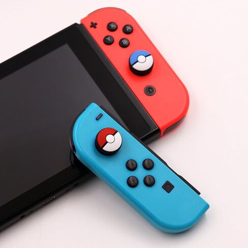 GreatStyler 16PCS Silicone Thumb Grips Caps Cute Joystick Covers Soft Compatible with Nintendo Switch/OLED/Switch Lite, Controller Thumbstick Covers in Kuwait