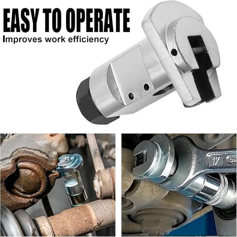 أداة توزيع دعامة التعليق العالمية من YSDADEEN، أداة توزيع ميكانيكية 17 مم، مزيل دعامة ممتص الصدمات للسيارة (فضي) in Kuwait