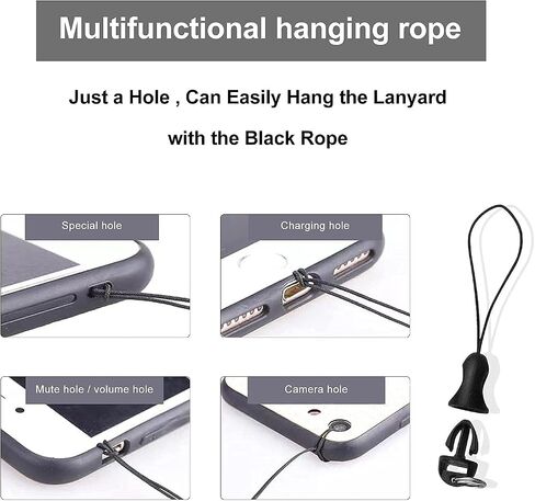 Yiflin Cool Neck Lanyard, Cute Keychain Holder for Women Men, Comfortable Long Strap with 2 Rings in Saudi Arabia