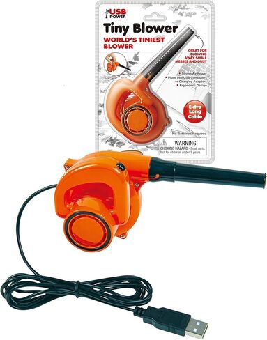 World's Tiniest Blower - Great for Blowing Away Small Messes Dust, Make Your Acrylic Paint Look More Professional, Easy to Try Different Paint Techniques and Pouring blowouts - USB Powered in Saudi Arabia