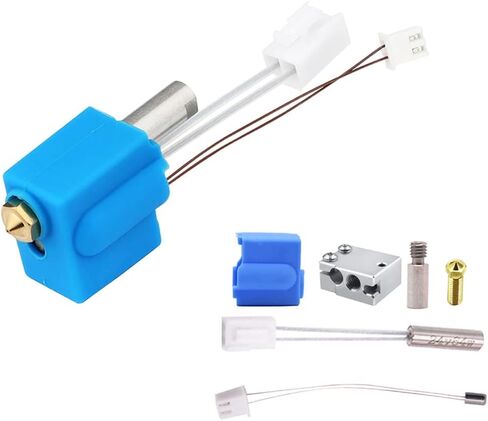 HzdaDeve 3D Printer Extruder Kit for Artillery Sidewinder X1 X2 Genius Heater Cartridge Thermistor NTC 100K Nozzle 1.75mm Filament in Saudi Arabia