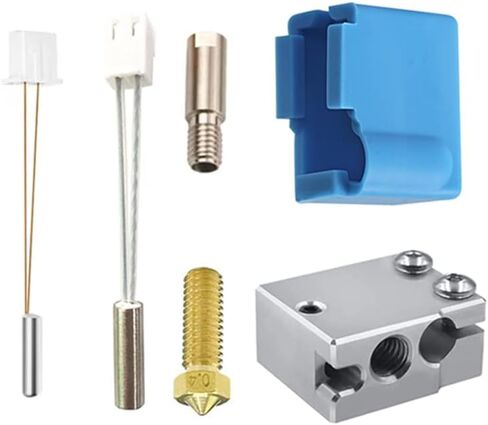 HzdaDeve 3D Printer Extruder Kit for Artillery Sidewinder X1 X2 Genius Heater Cartridge Thermistor NTC 100K Nozzle 1.75mm Filament in Saudi Arabia