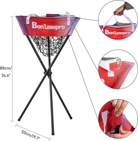 BONLAMEPRO كرة البيسبول العلبة + الضرب المحملة + 2 قطعة كرات التدريب الثقيلة المرجحة للبيسبول البيسبول ملحق الضرب المحمولة والقابلة للطي، أكثر كفاءة وملاءمة لعشاق جميع المستويات in Kuwait