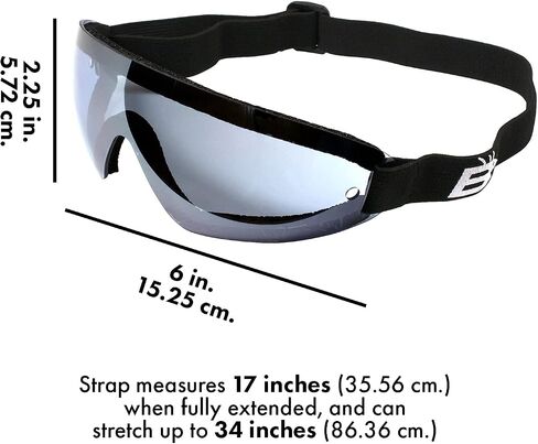Birdz Eyewear Wing Sports Goggles w/Padded Frame Blue Lenses Great for Skydiving Watersports Motorcycle & They Float in Saudi Arabia