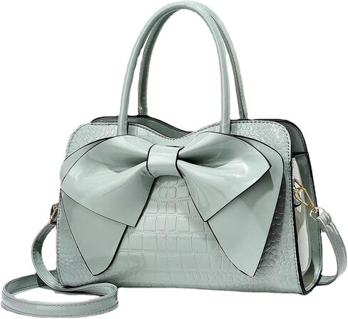 Women Handbag Purse Top Handle Shoulder Crossbody Bag with Bow Design in Saudi Arabia