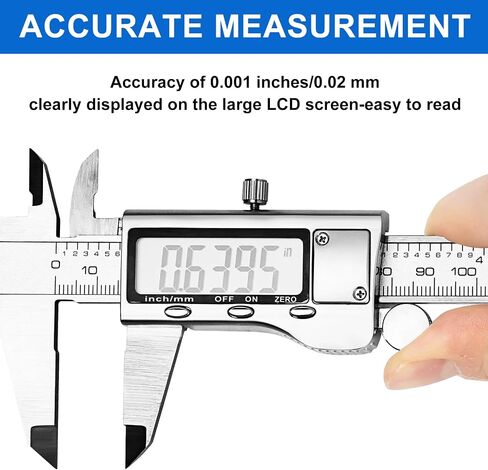 Digital Caliper,Caliper Measuring Tool,Dial Caliper 6 inch,Caliper Tools,Vernier Caliper Industrial Stainless Steel Digital,Digital Caliper Measuring Tool,Large LCD Screen in Saudi Arabia