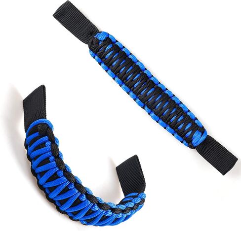 BESTAOO Headrest Grab Handles, Universal Paracord Rear Seat Grab Handles & Safety Grip Handles for Jeep Wrangler Accessories, Ford Bronco 2021+, Trucks, SUV, Cars (Black) in Saudi Arabia