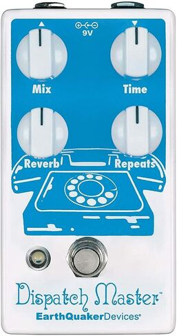 EarthQuaker Devices Dispatch Master V3 Delay and Reverb, Blue Hammertone and White (Cottonwood Music Exclusive) in Saudi Arabia