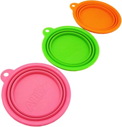 Alfie Pet - Set of 3 ROS Pet Expandable/Collapsible Travel Bowl - Size: 1.5 Cups in Kuwait
