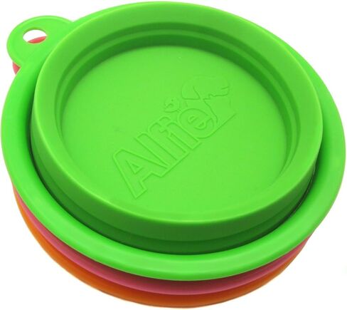 Alfie Pet - Set of 3 ROS Pet Expandable/Collapsible Travel Bowl - Size: 1.5 Cups in Kuwait