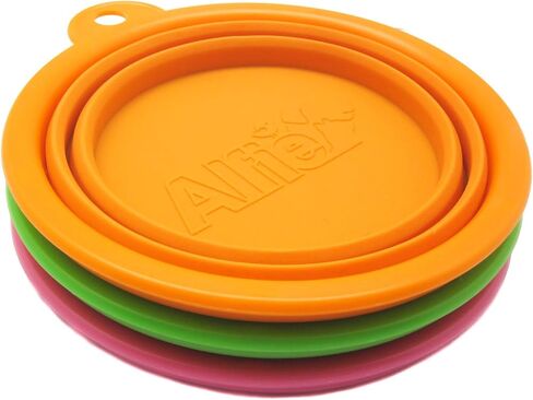 Alfie Pet - Set of 3 ROS Pet Expandable/Collapsible Travel Bowl - Size: 1.5 Cups in Kuwait