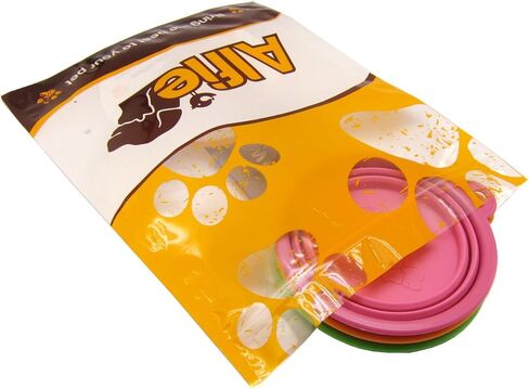 Alfie Pet - Set of 3 ROS Pet Expandable/Collapsible Travel Bowl - Size: 1.5 Cups in Saudi Arabia