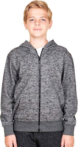 BROOKLYN ATHLETICS Boys' Fleece Hoodie Full Zip Active Hooded Sweatshirt in Saudi Arabia