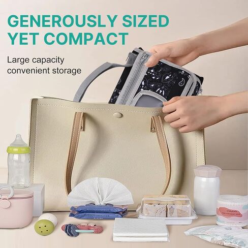 Portable Changing Pads, Portable Diaper Changing Pad for Baby，Changing Mat for Travel, Baby Changing Station, Infant Gift, Baby Essentials(Cashew Blossom) in Saudi Arabia
