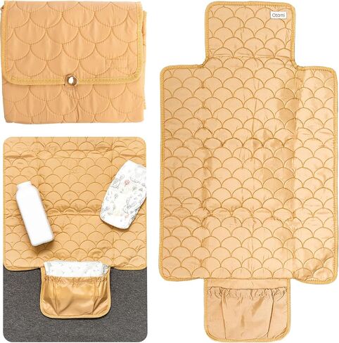 وسادة تغيير الحفاضات للأطفال | غطاء وسادة تغيير الحفاضات قابل للغسل في الغسالة للرضع | وسادة تغيير الحفاضات المحمولة خفيفة الوزن للسفر من أوتامي in Kuwait