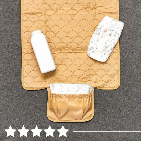 وسادة تغيير الحفاضات للأطفال | غطاء وسادة تغيير الحفاضات قابل للغسل في الغسالة للرضع | وسادة تغيير الحفاضات المحمولة خفيفة الوزن للسفر من أوتامي in Kuwait