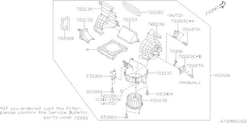 محرك منفاخ HVAC يناسب 2016-2017 سوبارو Crosstrek 2015-2021 سوبارو WRX 2014-2018 سوبارو فورستر 2013-2021 سوبارو WRX STI 2013-2020 سوبارو XV 2012-2016 سوبارو امبريزا in Kuwait