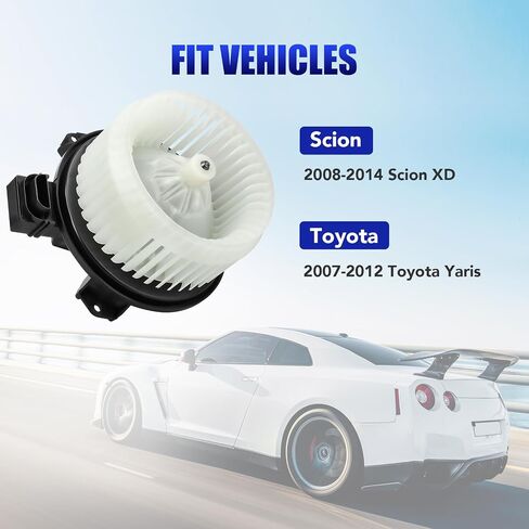 LCWRGS AC Heater Blower Motor with Fan Fits for 2007 2008 2009 2010 2011 2012 Toyota Yaris, 2008-2014 Scion xD HVAC Blower Motor Fan Replaces# 700235 8710352141 in Saudi Arabia