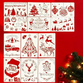 24 Pcs Mandala Stencils Reusable Stencils for Painting on Wood Mandala Dot Stencil DIY Craft Template for Painting on Rock Furniture Canvas Wall Home Decor Supplies, 5 Inch in Kuwait