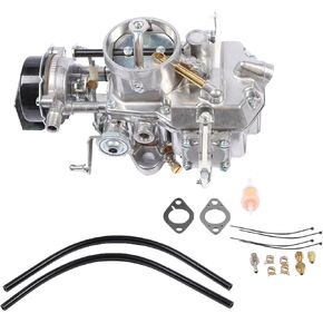 Carburetor for Holly 0-4412S 2300, 2BBL 500 CFM 2 Barrel with Manual Choke, New Carb Kit Repalcement Compatible with CJ5 CJ7 F100, Tested Before Shipment in Kuwait