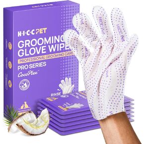 مناديل HICC PET Dog تنظيف مزيل الروائح الكريهة ، مناديل حمام قفاز الحيوانات الأليفة ، إزالة الأوساخ ، وتغذي الفراء والتخلص من الروائح ، لا شطف مناديل تنظيف الحيوانات الأليفة للكلاب والقطط ، والرعاية اليومية والسفر in Kuwait