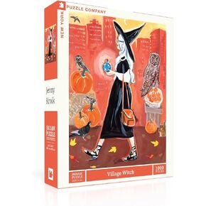 New York Puzzle Company - Jenny Kroik Mushroom Festival - 500 Piece Jigsaw Puzzle for Adults by Jenny Kroik in Kuwait