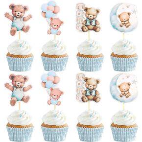 24 PCS Glitter Magical Wizard Cupcake Toppers with Wizard Hat Flying Broomstick Cupcake يختار Scirl School موضوع عيد ميلاد الديكورات الحفلات اللوازم in Kuwait
