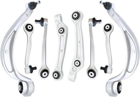 10pcs مجموعة أذرع التحكم العلوية والسفلية مع مفاصل الكرة لعام 2011 Audi A4/A4 Quattro ، A5/A5 Quattro ، Q5 ، S4 in Kuwait