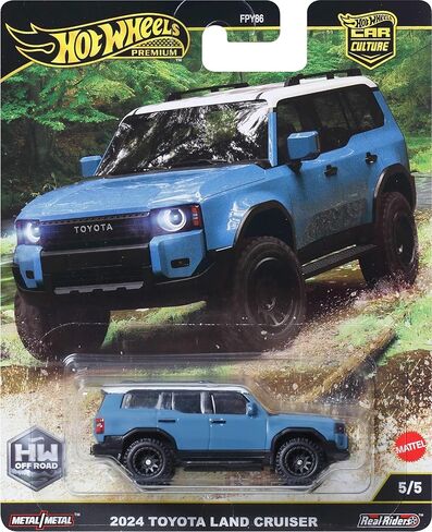 Hot Wheels Premium Car Culture Off Road 1:64 Scale Die-Cast 2024 Toyota Land Cruiser Most in Saudi Arabia