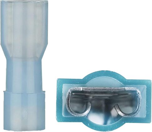 Install Bay BNFD250F Fully Insulated Nylon 16/14 Gauge .250 Female, Blue (100-Pack) in Kuwait