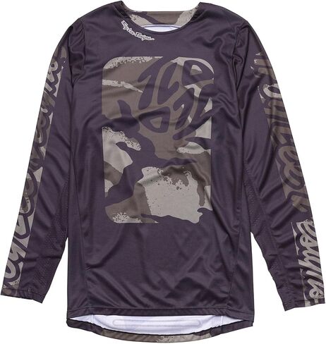 Troy Lee Designs 2023 GP Pro Jersey - يمزج Camo (متوسط) (أسود/أخضر) in Kuwait