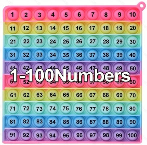 12x12 Multiplication Game Table Kids Math Learning Posters, Fidget Popper Educational Math Tools Fidget Popular Toys Relieve Stress and Create Various Math Operations in Saudi Arabia