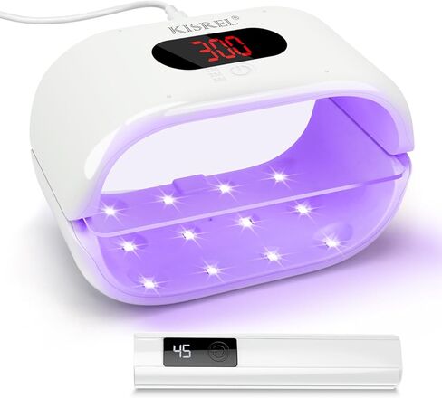 KISREL UV Light for Resin, Large Double-Sided Light with UV Flashlight, 2-Ieed Tin-1 and Detachable Resin Curing Machine, 3-Spmer Digital Display, 36w Fast Curing Lamp for Crafts, Jewellery Making in Kuwait