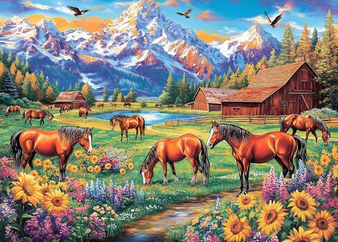 Beautiful Cottage Jigsaw Puzzles 1000 Pieces for Adults Quaint Church 1000 Piece Jigsaw Puzzles for Adults in Saudi Arabia