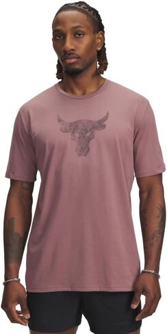 Under Armour UA PJT ROCK BRAHMA BULL SS Men's Training T-Shirt, Black Ivory, Large in Kuwait