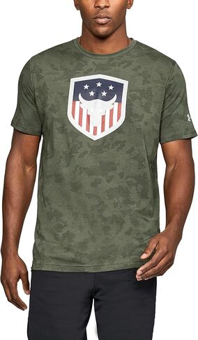 Under Armour UA PJT ROCK BRAHMA BULL SS Men's Training T-Shirt, Black Ivory, Large in Kuwait
